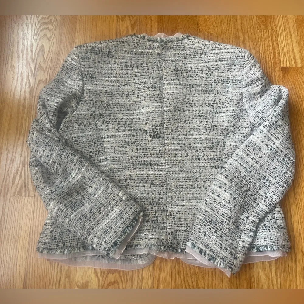 Anne Klein Tweed Blazer Jacket - Image 4