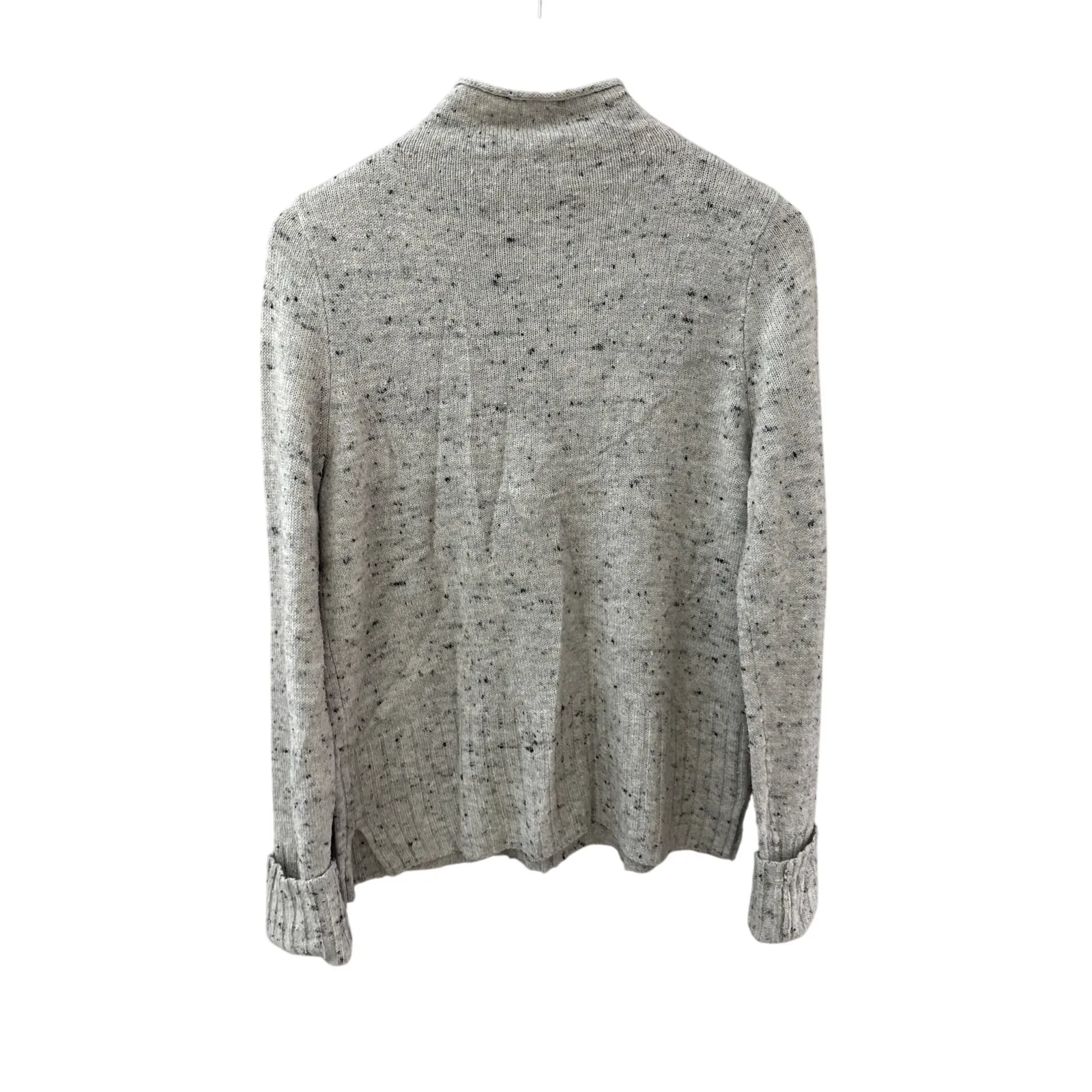Madewell Coziest Yarn Donegal Inland Turtleneck Sweater Smoke Size Medium - Image 5