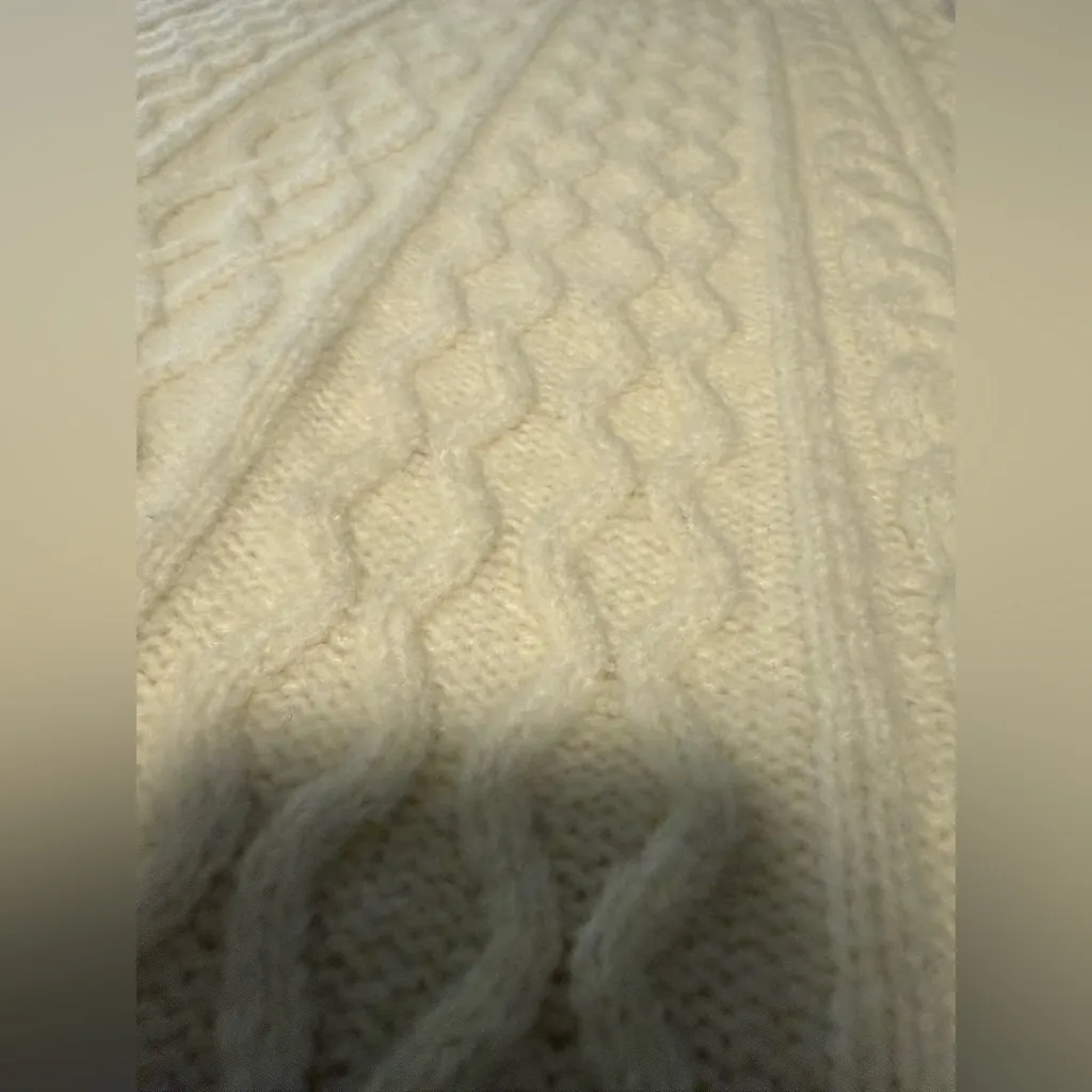NEW Favorite Daughter Cream Cable Knit Pencil Skirt size XL - Image 9