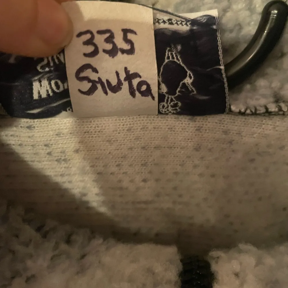 Vintage Frankenmuth Woolen Mill Fleece Jacket Hawk Mountains Medium Black - Image 7