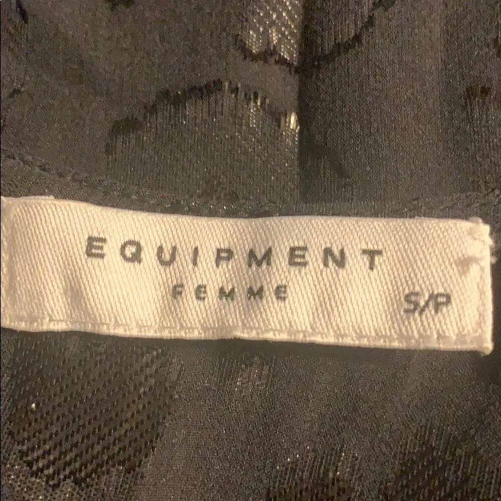 NWT Equipment Kaylen leopard metallic tank top - Image 7