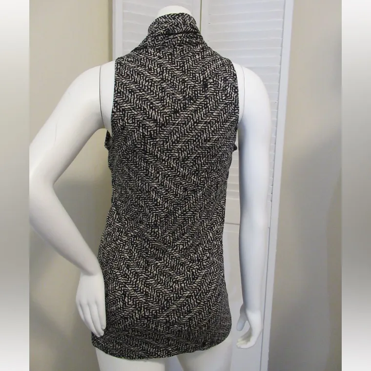 Ann Taylor petites sleeveless surplice top SP Petite Small NWT cowl neck - Image 2