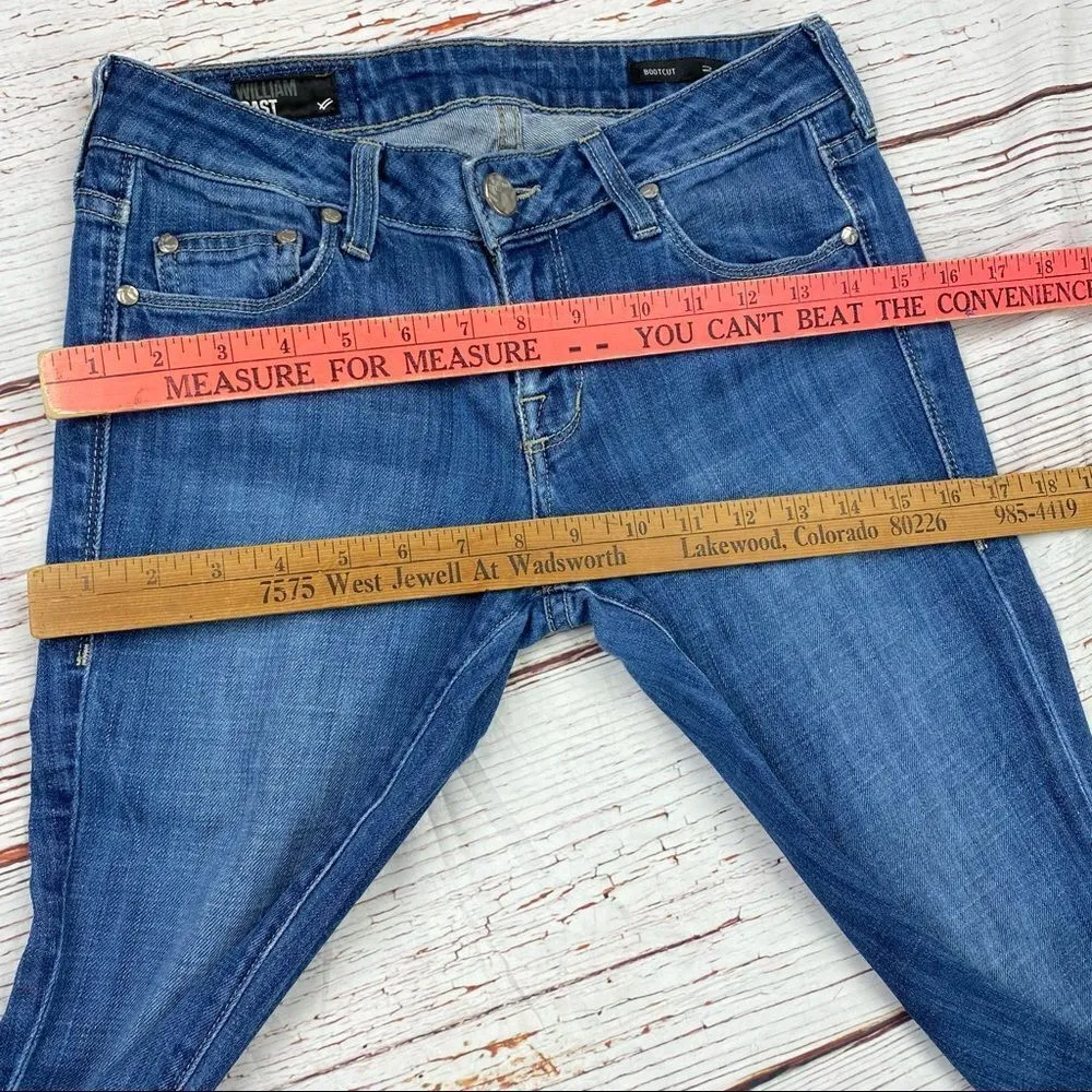 William Rast Tatum Y2k Bootcut Low Rise Jeans Blue Size 26 - Image 10