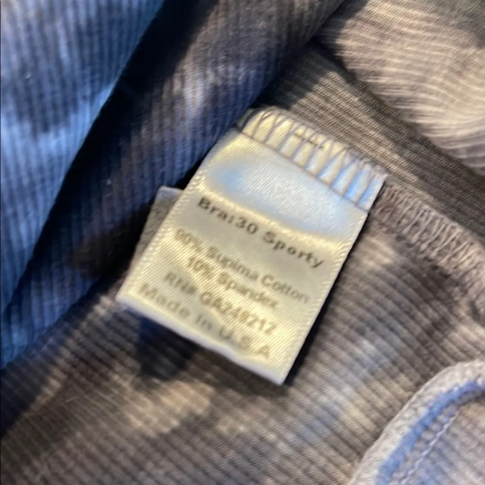 🦃 XL Black Tie Dye Comfort Bra - Image 3