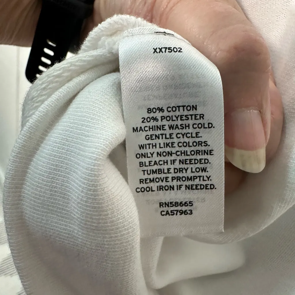 HALOGEN Women’s White Eyelet Sleeve Sweatshirt Size XL NWT - Image 11