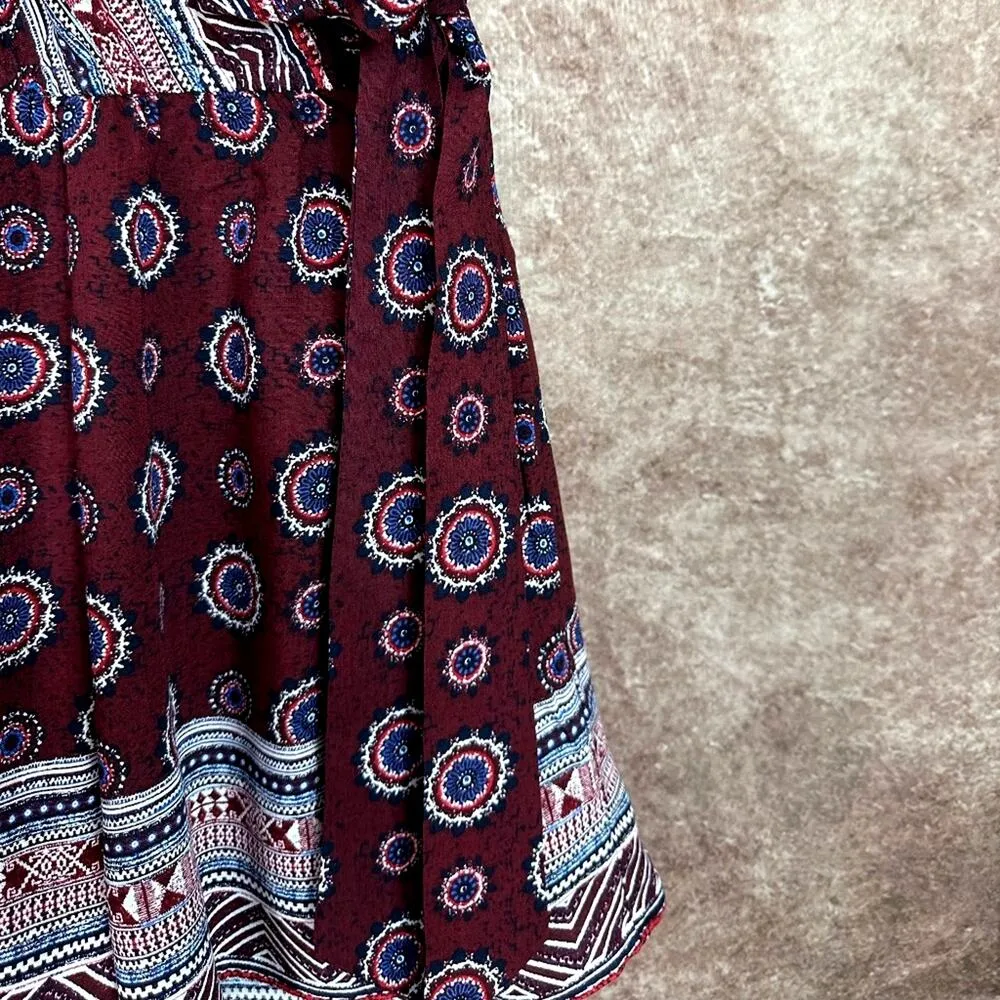 Band of Gypsies Paisley Romper - Burgundy - size S - Image 10