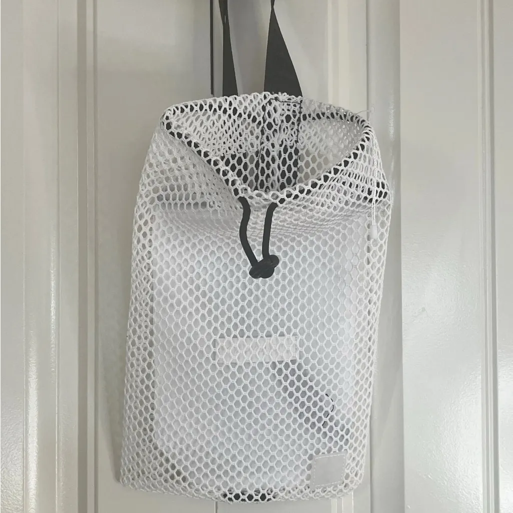 NEW Free People FP Movement Mini Mesh Bag Sling Shoulder Tote Crossbody White - Image 5