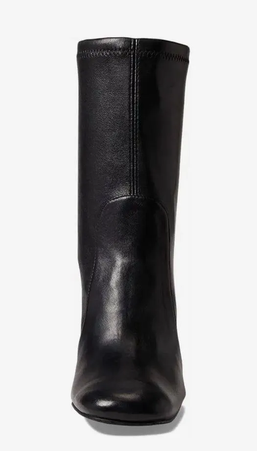 Stuart Weitzman Curveblock High Heel Booties in Black, Size 8 New $650 SOLD OUT! - Image 4