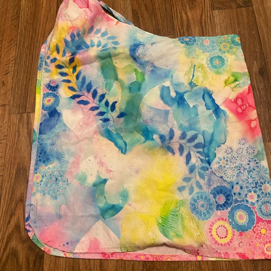 Womens Beach Swim Wrap Skirt Cover Up Ties On Side Bright Pastel M L 36” 38” 40 Blue Size L - Image 4