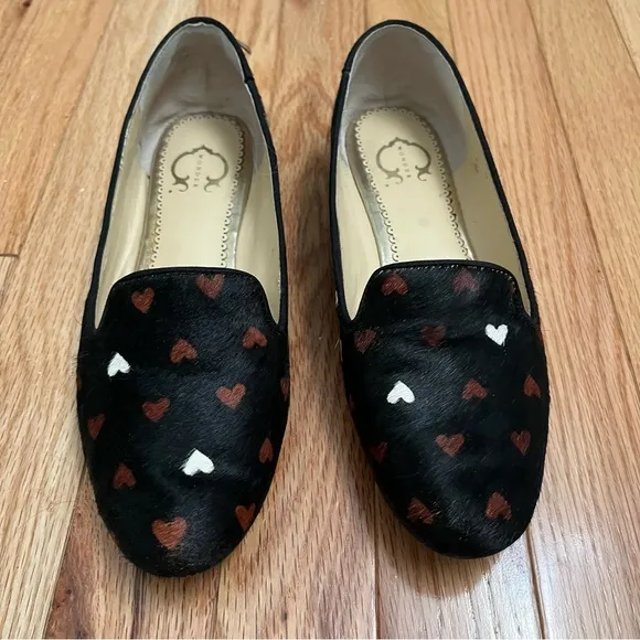 NIB C Wonder Lizaly flats in heart print sz 6 - Image 2