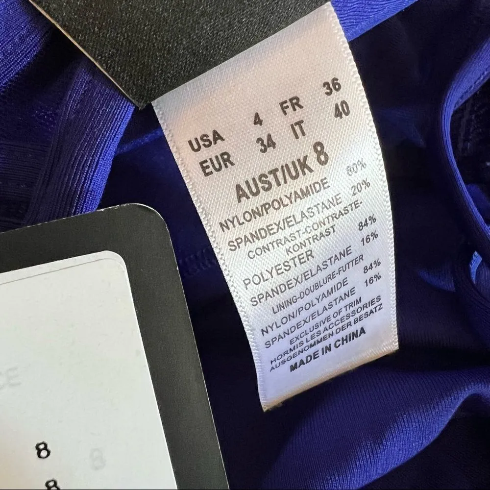 NEW JETS swimsuit by Jessika Allen Take the Plunge NWT 4 Blue - Image 9