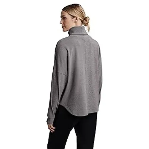 Varley Ranier Rollneck Jumper Charcoal Gray Turtleneck Top Womens M Thumbholes - Image 3