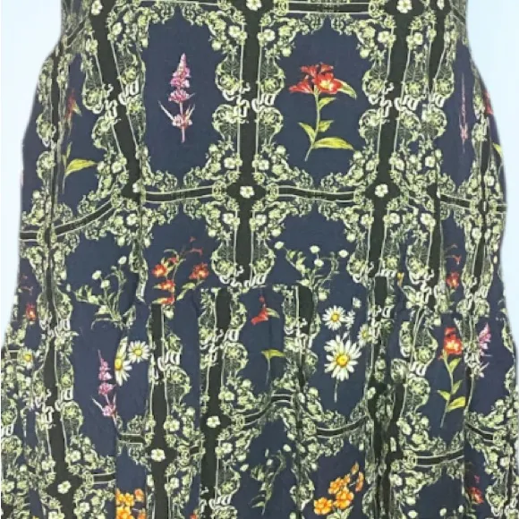 Agua Bendita x Target Dainty Floral Tile Print Ruffle Mini Dress M - Image 5