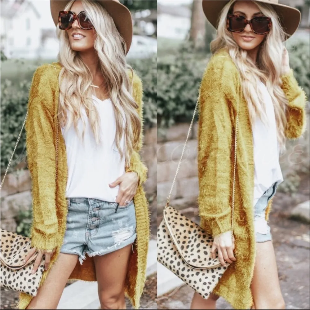 Vintage small teddy bear hooded duster cardigan - Image 2