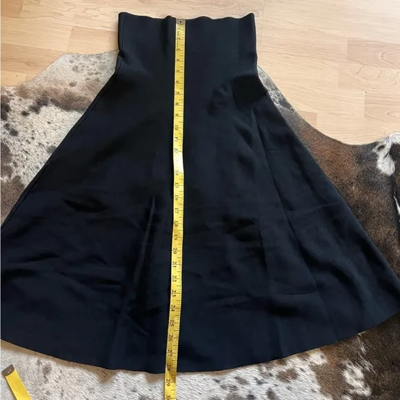 MORDERN CITIZEN Dawn Black A-Line Knit Skirt Size‎ S/M - Image 6