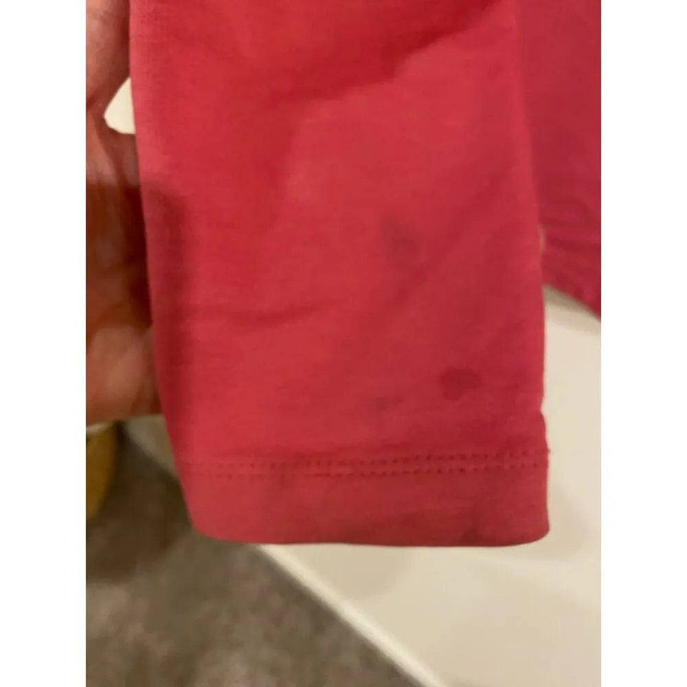 Nike Long Sleeve Dri Fit Sports Zip Up Hoodie Jacket Red Women's Size Medium - Image 8