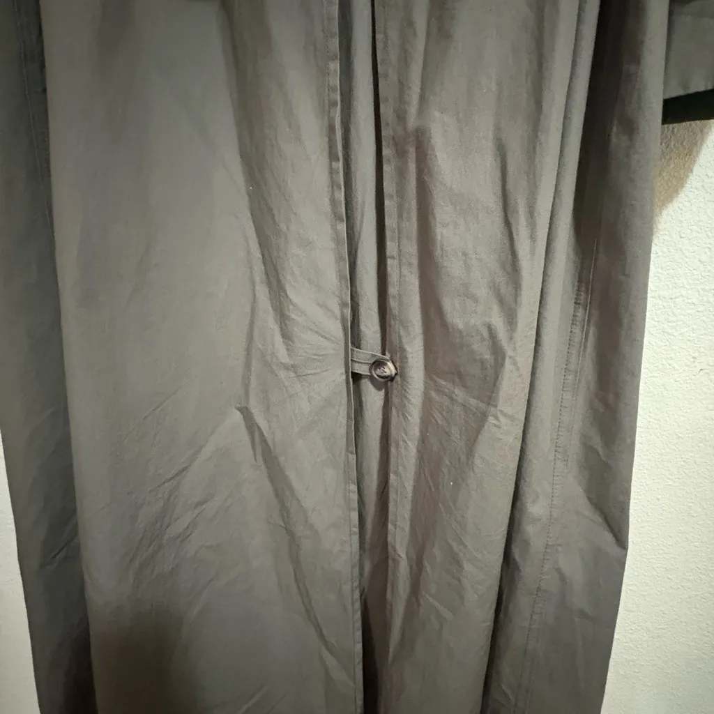 Vintage I Magnin Chic Olive Green Coat Size 10 - Image 8