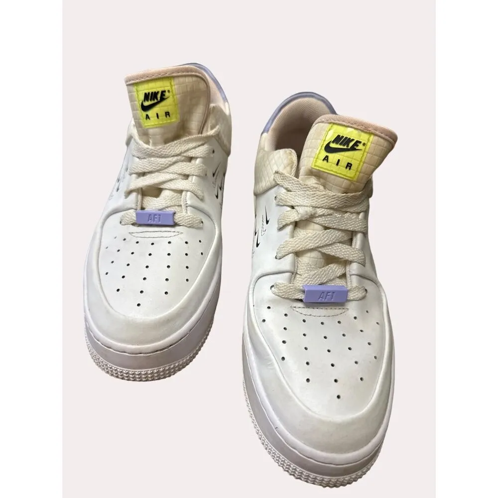 Nike CU4770-100 women’s AF1 Sage Easter white sneakers shoes size 8.5 SKU 6182 - Image 11