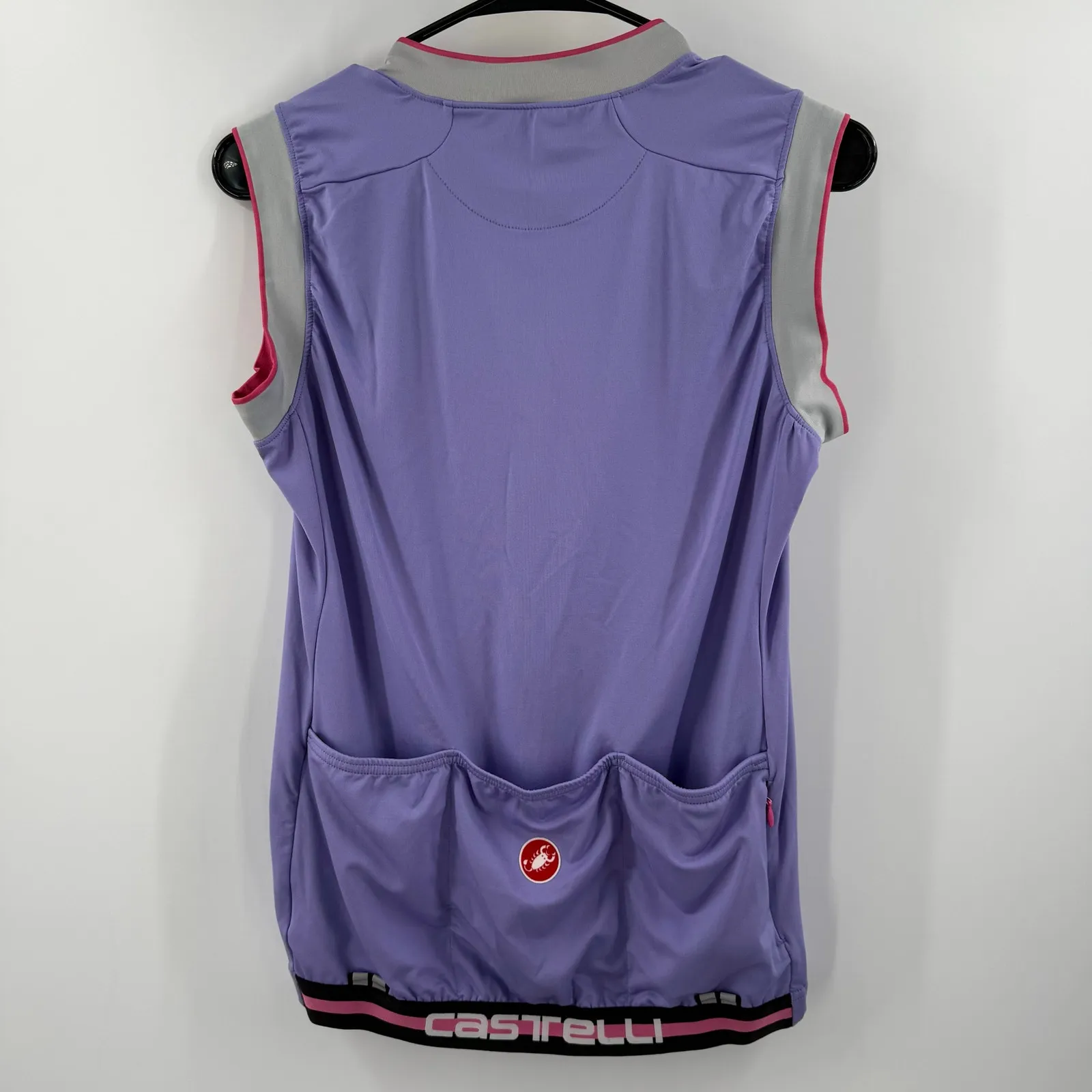 Castelli Cycling Jersey Womens Extra Large Espresso Vest Scorpion Full - Image 2