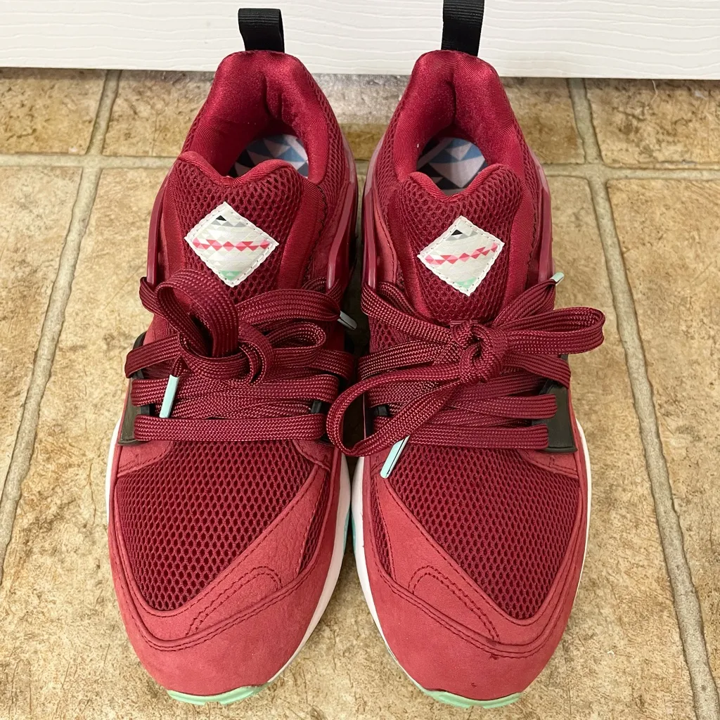 Puma Trinomic Blaze Sneakers Burgundy Red US 8 EUR 40.5 - Image 3