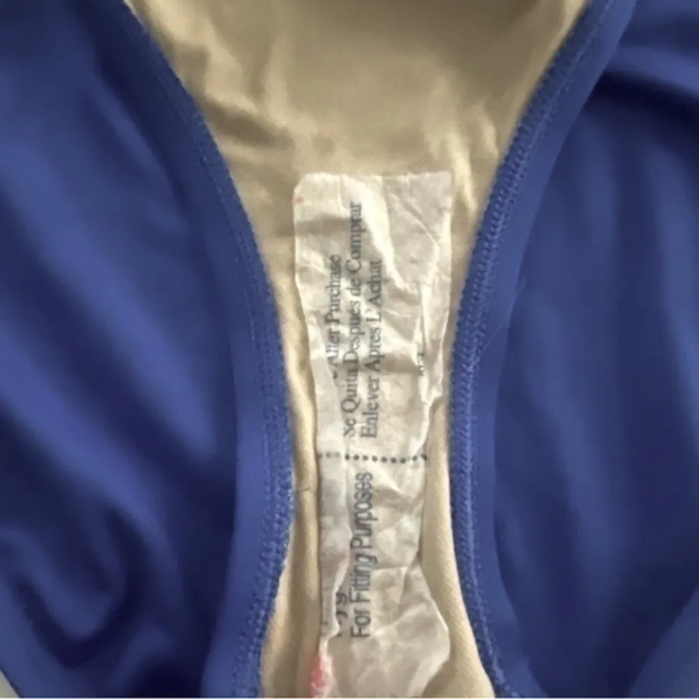 COLE of CALIFORNIA/CATALINA blue, spaghetti strap one-piece in size Small. NWOT - Image 8