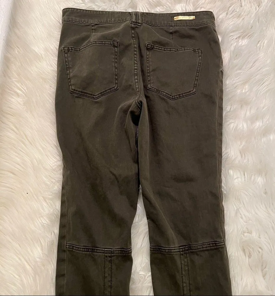 Pilcro & The Letterpress Anthropologie Superscript Pant Dark Green - Image 11