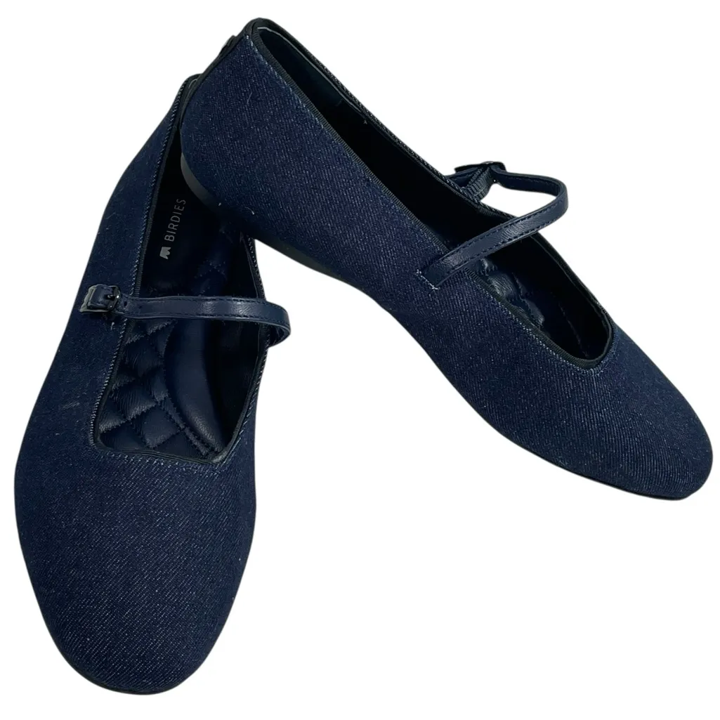 Birdies The Hummingbird Mary Jane in Dark Denim‎ Women’s Size 7 Like New - Image 3