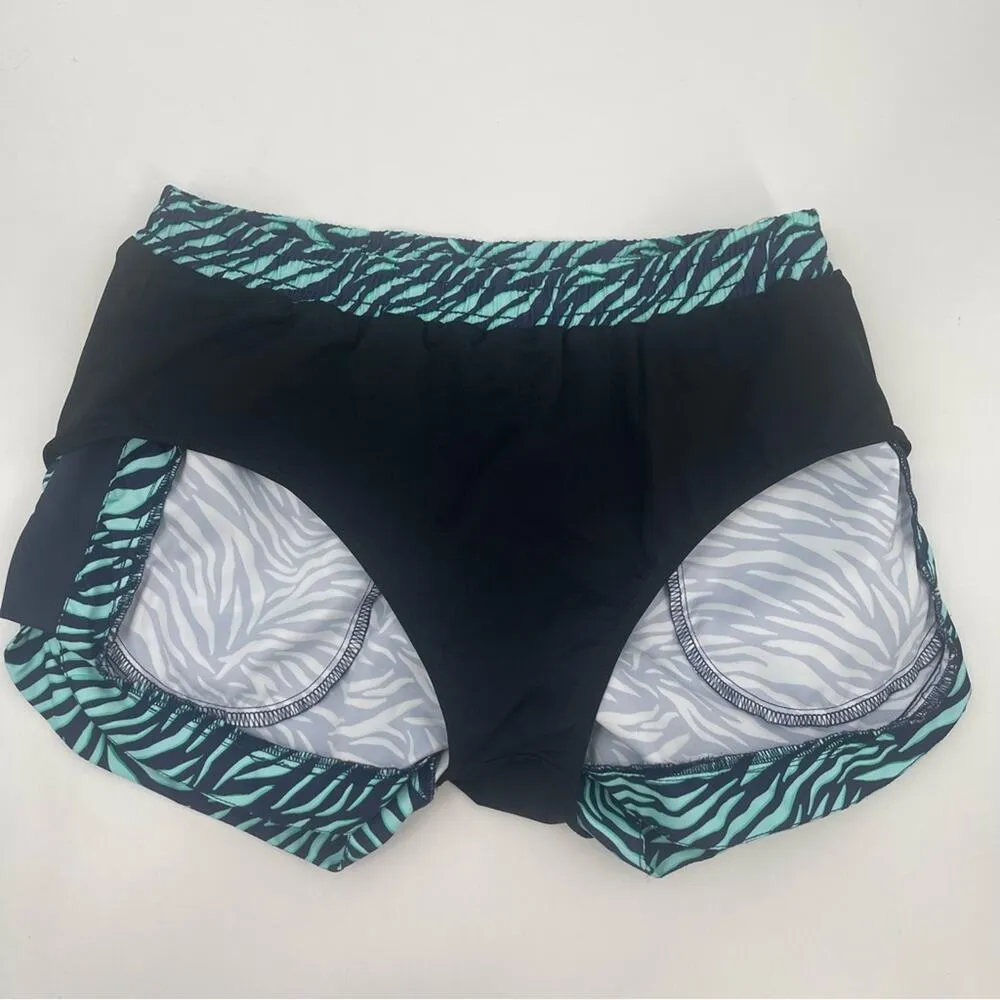 MAAJI Shorts Zebra Active Gym Beach Swim Athletic Interior Liner Size Medium NWT - Image 10