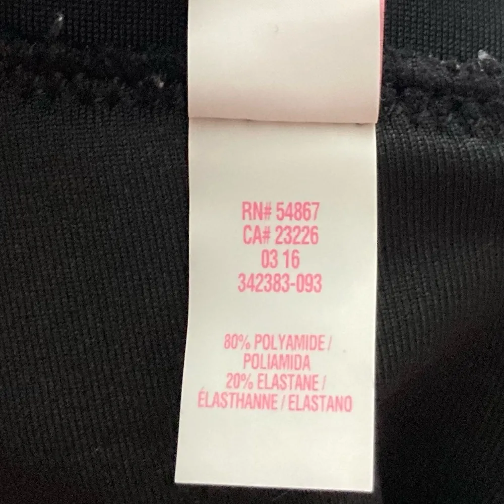 Victoria's Secret Black Halter Neck Swim Top Size Large - Image 6