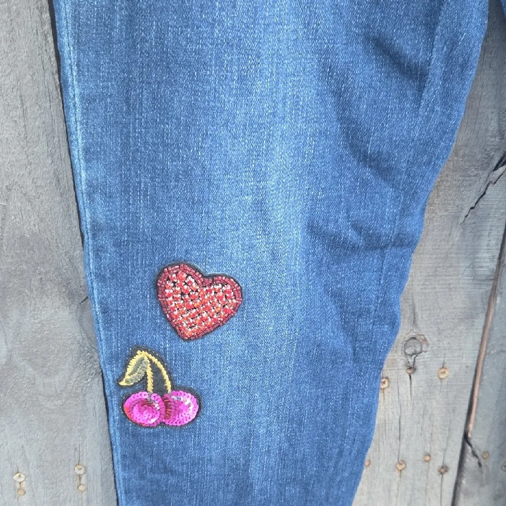 Kate Spade Broome Street Embellished Spadefun Sequin Girlfriend Jeans - Image 5