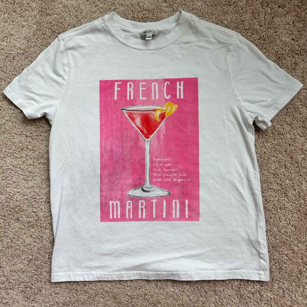 Wildfox  french Martini tee. S - Image 2