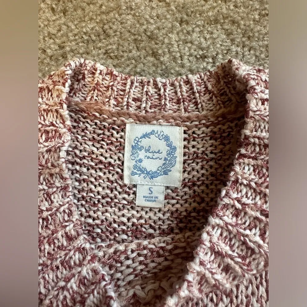 Blue Rain Amora Knit Mini Sweater Tank Rust Dress - Image 6