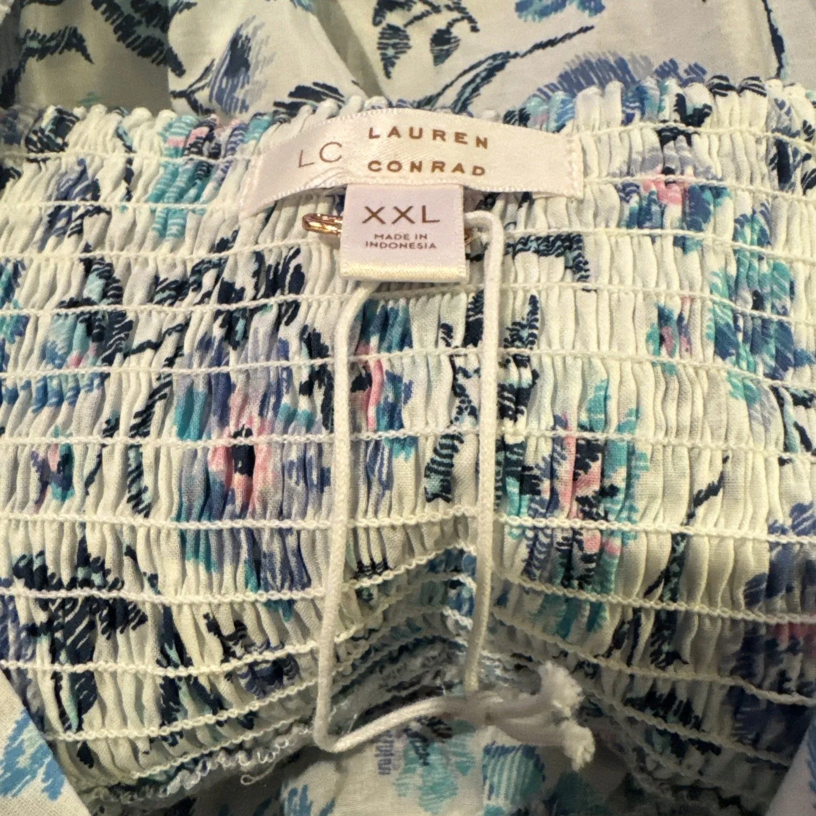 LAUREN CONRAD SWEETHEART TUNNEL FLORAL BLOUSE SIZE XX LARGE - Image 5