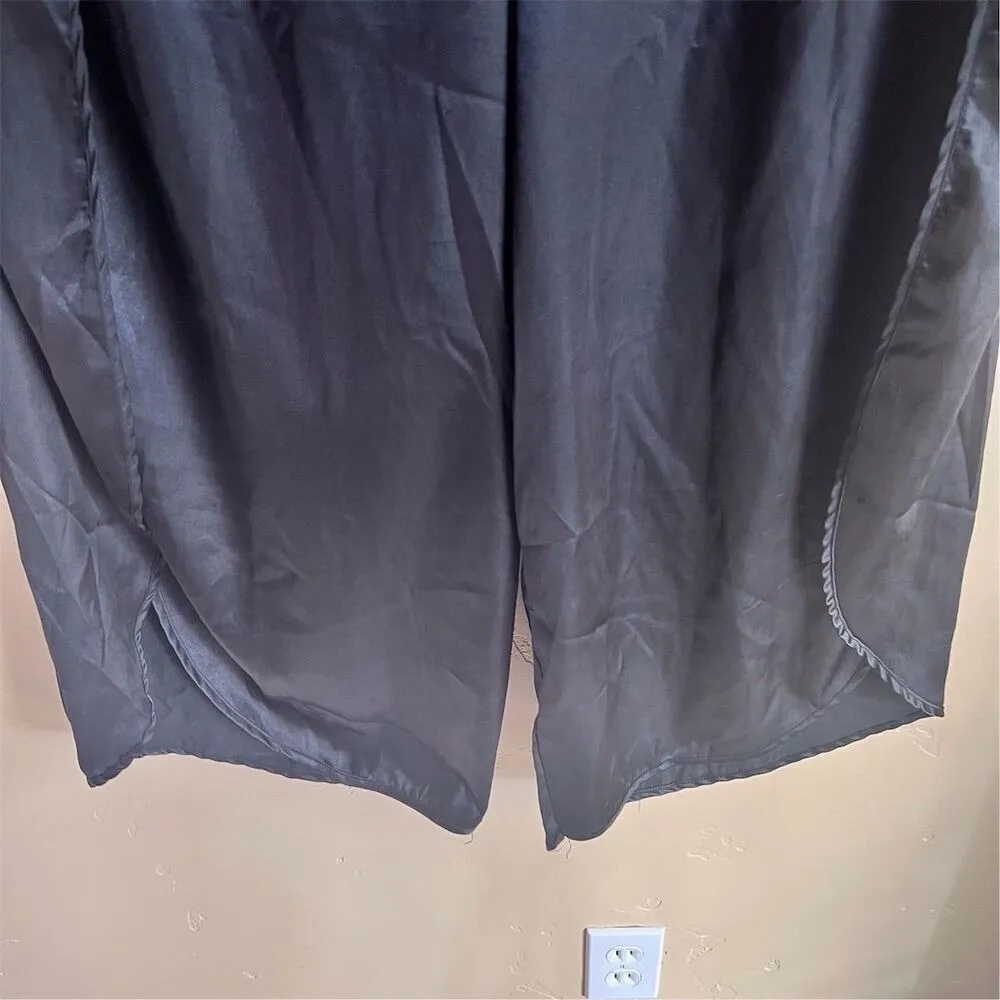 BB Dakota Women's Size 2XL Black Open‎ Wide Leg Pants Elastic Waistband Flowy - Image 4