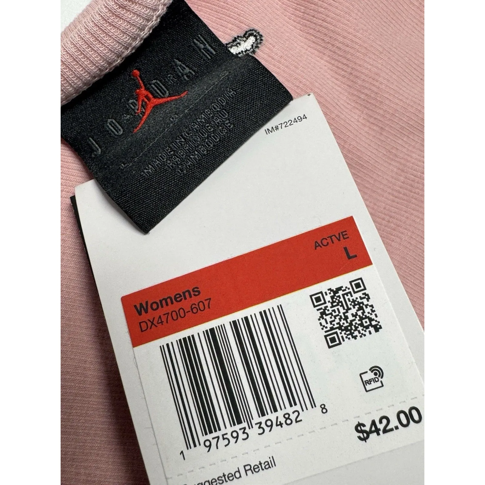 Women's Nike Jordan Loose Fit Sleeveless Mesh Tank Top Shirt NEW SZ large - Image 7