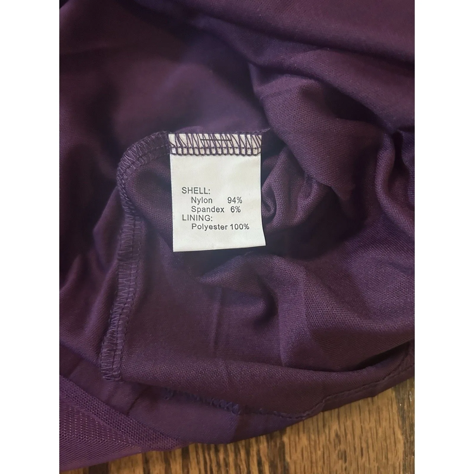 Zapaka Purple Halter Lace Floral Mini Dress Lined Zipper Size XL Party Formal‎ - Image 6