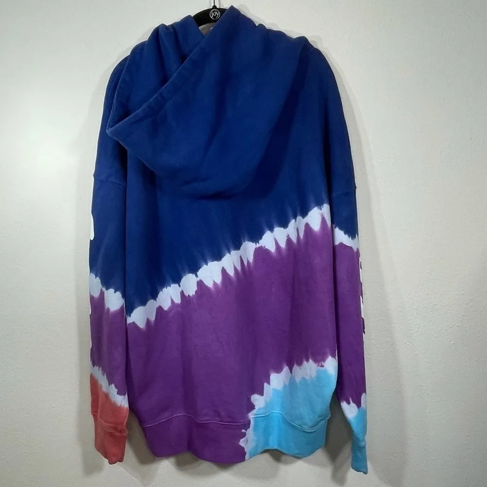 AMERICAN EAGLE X Drop Shoulder Tie Dye Hoodie Size Large - Image 42
