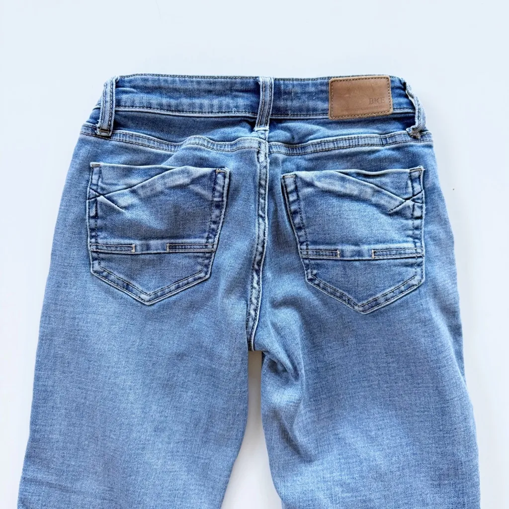 BKE Stella Jeans - SLIM FIT - LOW RISE -CROPPED STRAIGHT size 24 x 28 - Image 6