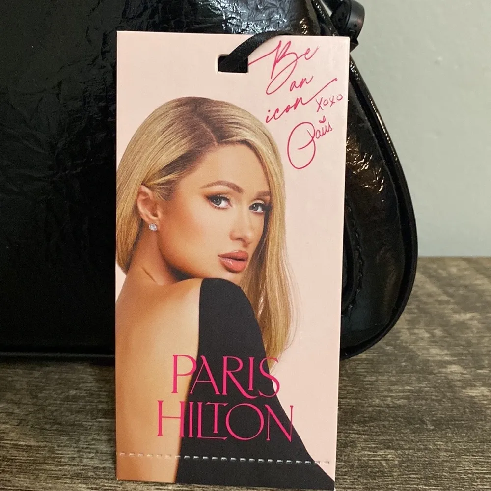 Paris Hilton New! Mini black purse handbag - Image 5