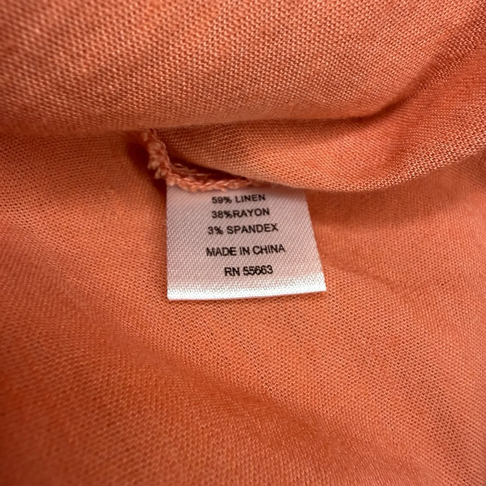 For Cynthia M Linen Dress‎ Lagenlook Pockets Asymmetrical Mesh Hem Square Neck - Image 12