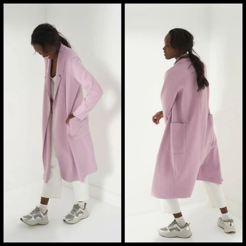 💕SOSKEN💕 Heidi Ribbed Soft Cozy Knit Duster Coat - Image 6