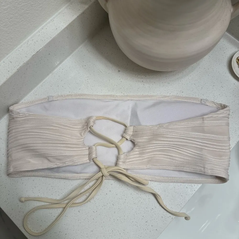 Zaful Light Cream Bikini Set - Image 4