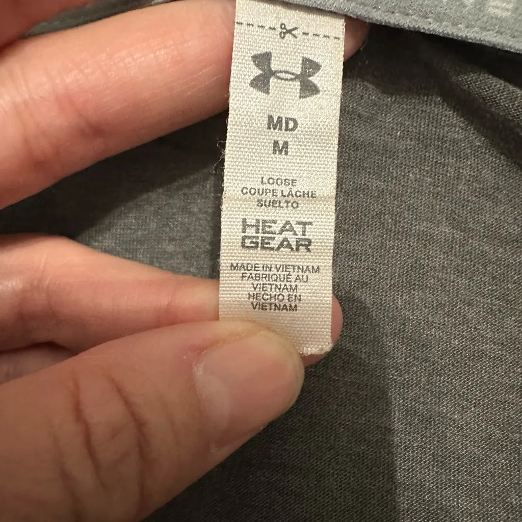 Under Armour Charcoal Quarter-Zip Pullover - Image 3