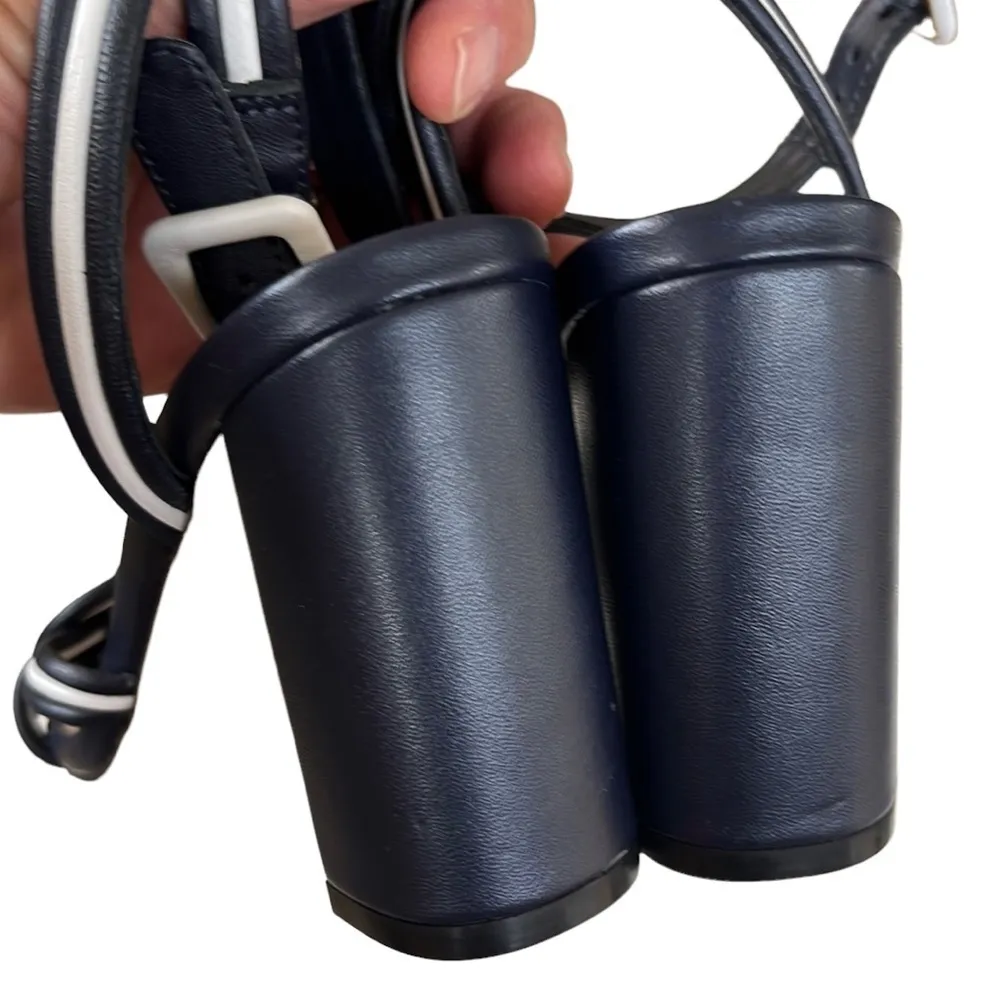 Like New White House Black Market Leather Nova Mixed Knot Heeled Sandals - Image 6