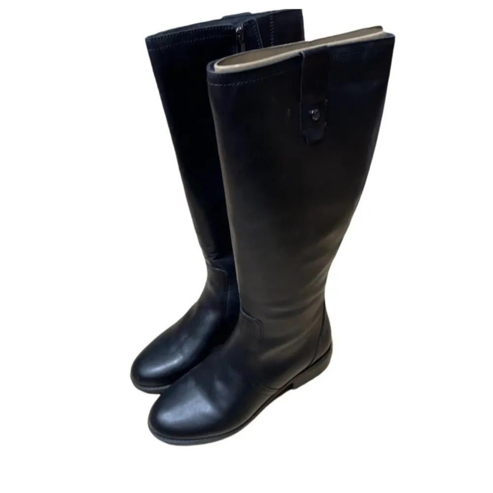 Easy Spirit Women's Black Leather Knee High Side Zip Rhonda Riding Boots sz 8W - Image 3