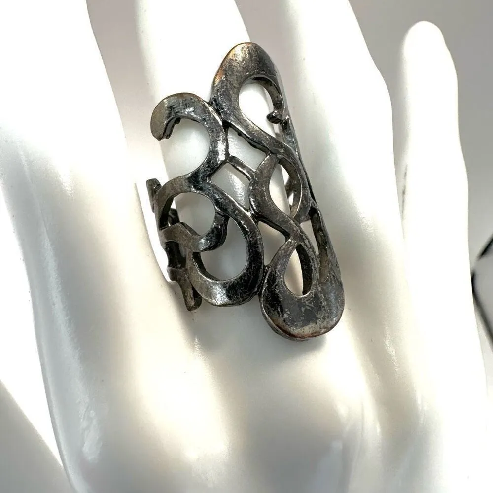 Grey cocktail ring - Image 2