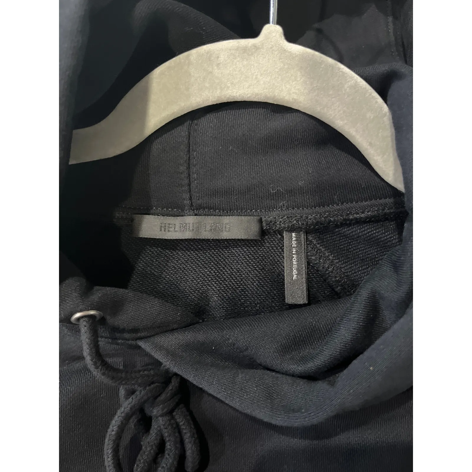 Helmut Lang Women's Helmut Lang Black Summer 2022 Postcard Hoodie Sz L - Image 7