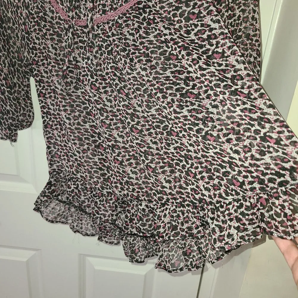 Romeo and Juliet Couture Sheer Blouse - Image 4