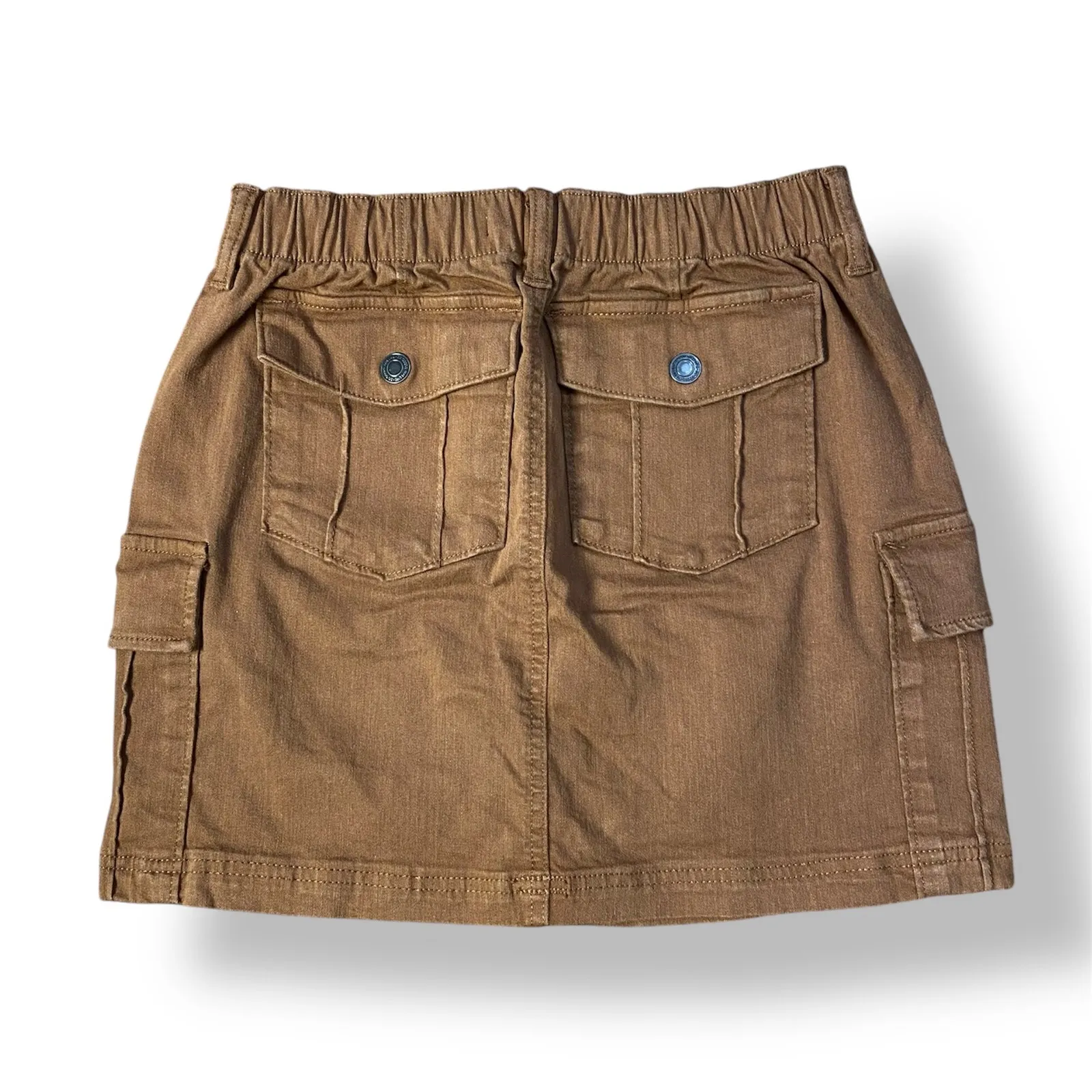 SO High Rise Cargo Mini Skirt Juniors Size‎ 1 Brown Streetwear - Image 5