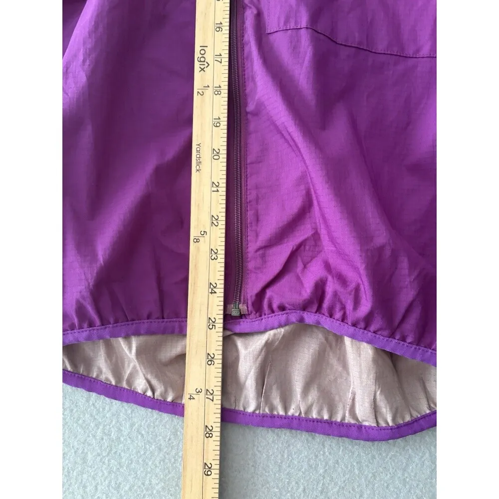 Vintage Patagonia Windbreaker Jacket Medium Purple Ripstop Lightweight ** - Image 6